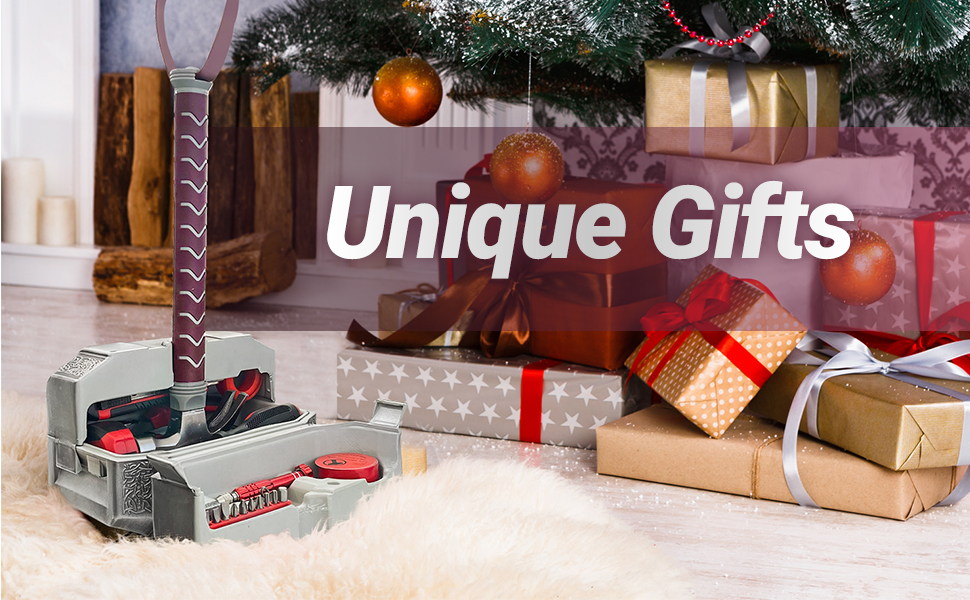 Sawkism Thor Hammer Tool Set, Daily Repair Filled Household Tool Case