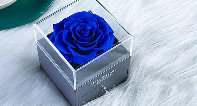 Fleur Éternelle JEWELRY CASE MINI BLUE Fleur Éternelle JEWELRY CASE MINI BLUE Fleur Éternelle