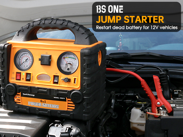 Amazon.com: Jump Starter, BS ONE 700A Peak Current Car
