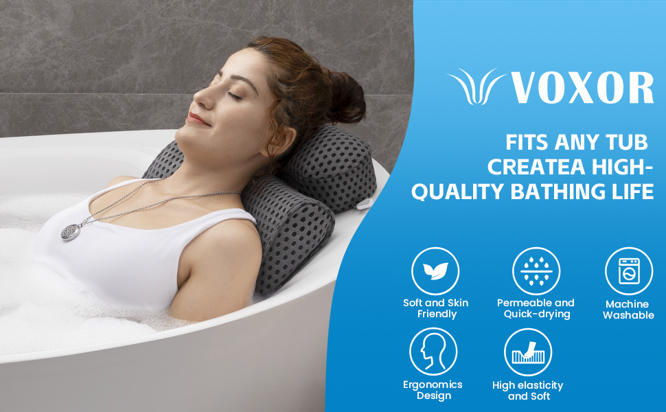 Bath Pillow Fit Any Tub
