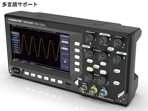 hobbyant HANMAKET DOS1102 110MHz オシロスコープ HANMATEK DOS1102デジタルオシロスコープポータブル110MHz帯域幅