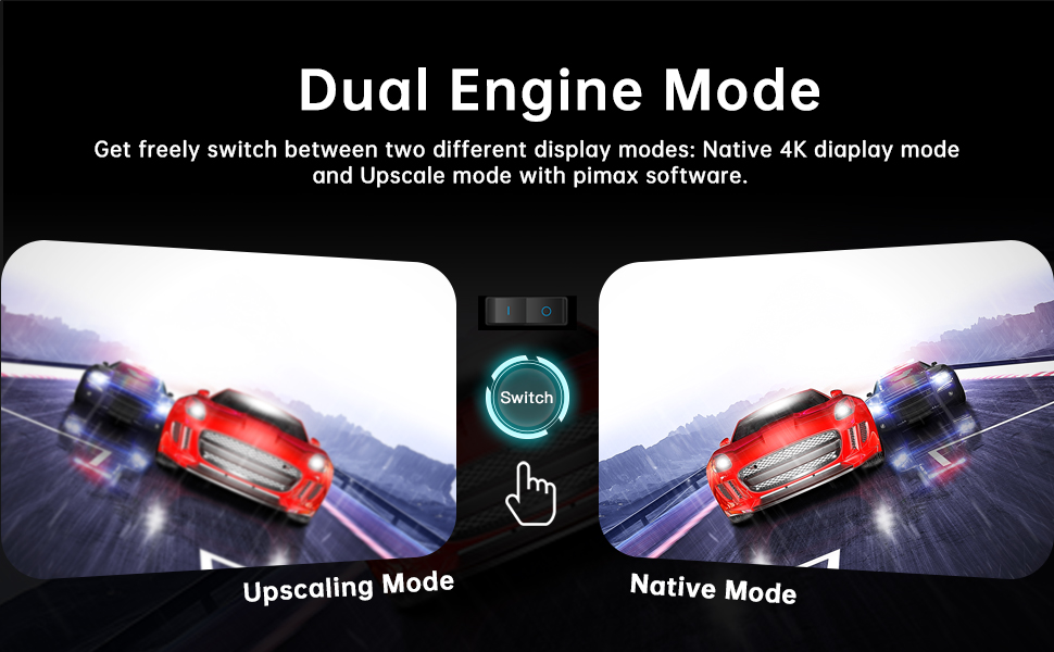 dual native 4k uhd vr headset with high refresh rate