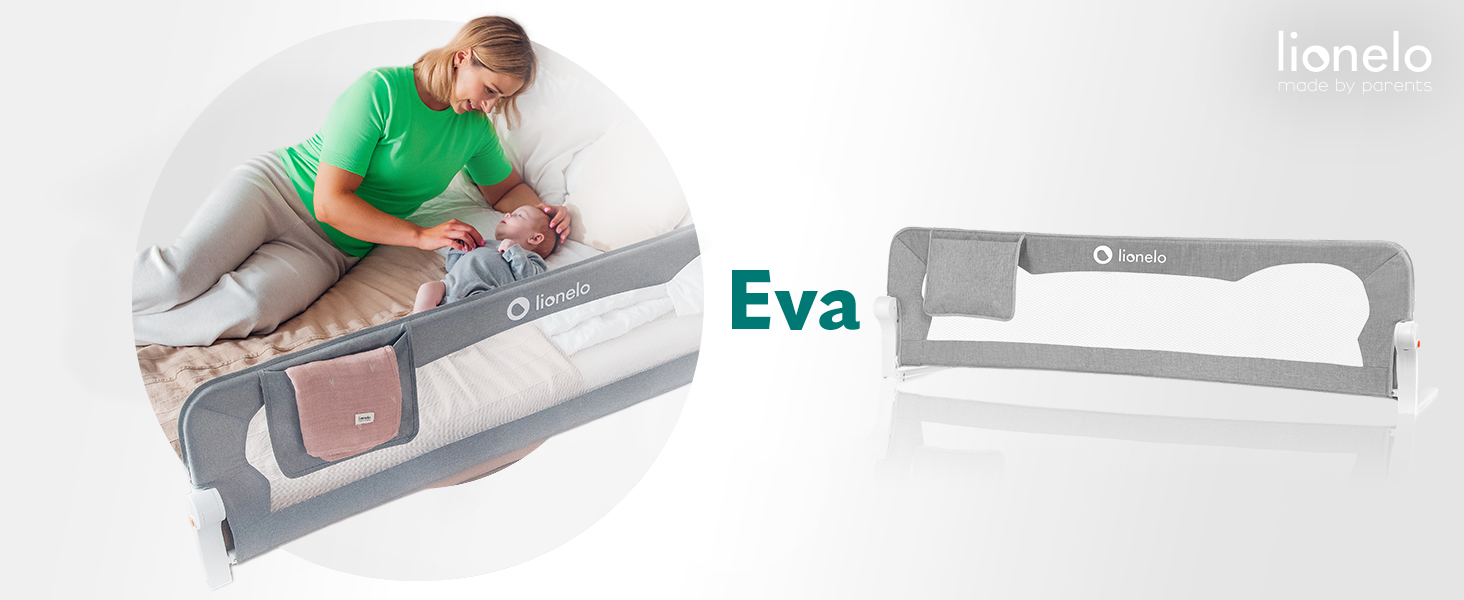 lionelo EVA Bed Rail Guard 150Lx42H cm Foldable 180
