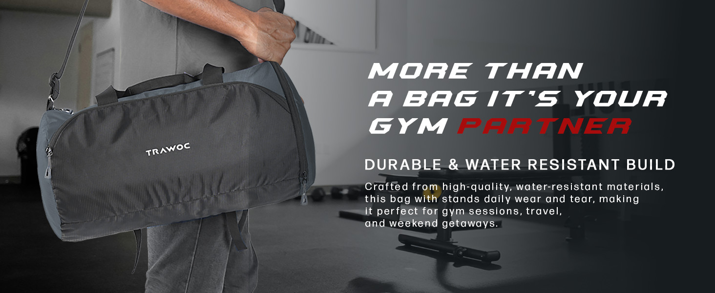 Duffel Duffel Gym Bag for Travel and Fitness