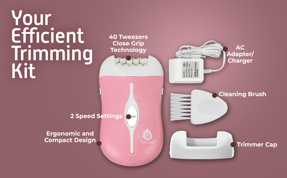 shaving ladies female trimmers device efficient multiple areas dry elpilator lady womans trimmer