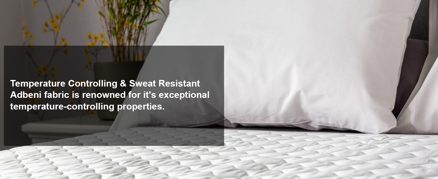 ADBENI HOME Quilted Cotton Waterproof Bed Pad for Elderly, Adults & Kids