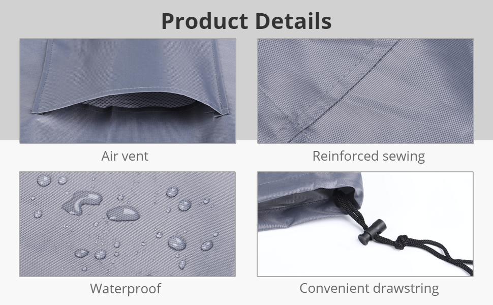 600D Oxford Cloth Boat Seat Cover, Waterproof and Dustproof