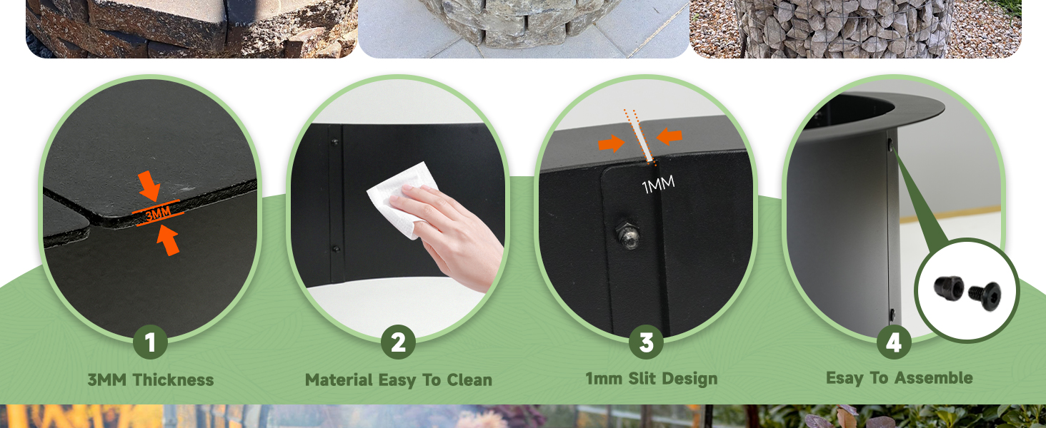 Outdoor Fire Pit insert