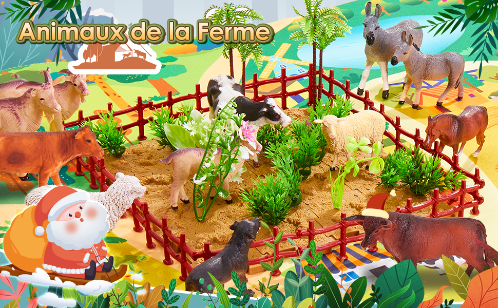 Buyger 58 Pieces Animaux De La Ferme Jouet Pour Enfant Figurines Animaux Avec Tapis De Jeu Arbres Et Cloture Cadeau Educatif 3 4 5 Ans Amazon Fr Jeux Et Jouets Buyger 58 Pieces Animaux De La Ferme Jouet Pour Enfant Figurines Animaux Avec Tapis De Jeu Arbres Et Cloture Cadeau Educatif 3 4 5 Ans Amazon Fr Jeux Et Jouets