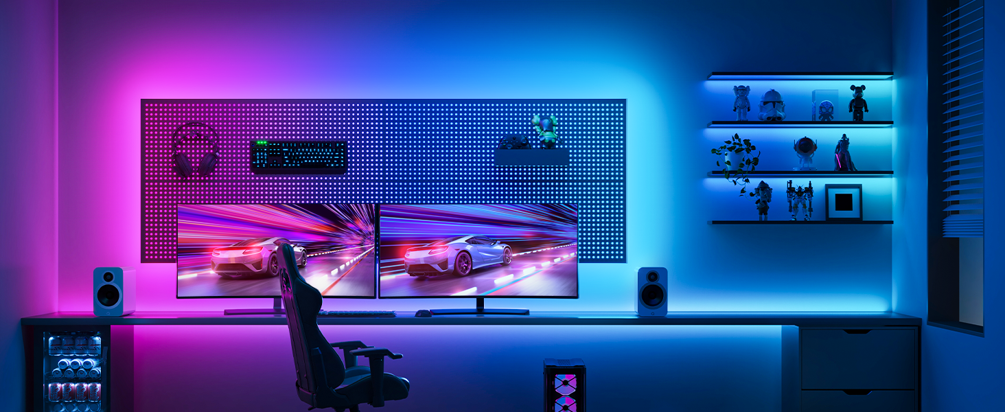 Govee RGBIC LED Strip Lights M1 with Matter, 2m WiFi LED Lights for