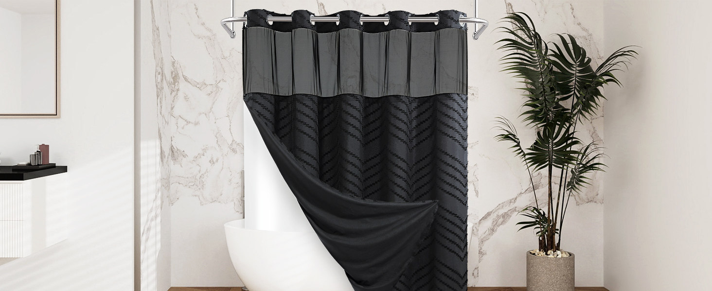 Hookless Shower curtain