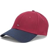 Tommy Hilfiger Men's Cotton Flag Logo Adjustable Baseball Cap