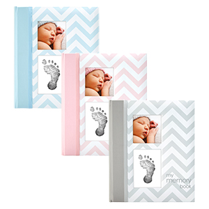 Babybook available in 3 chevron colors