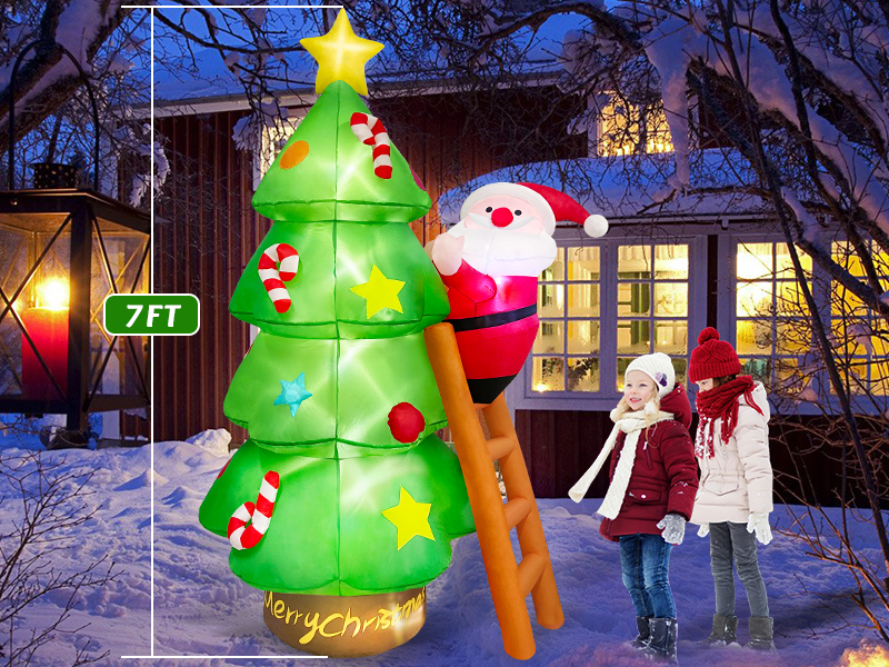 christmas decorations inflatables