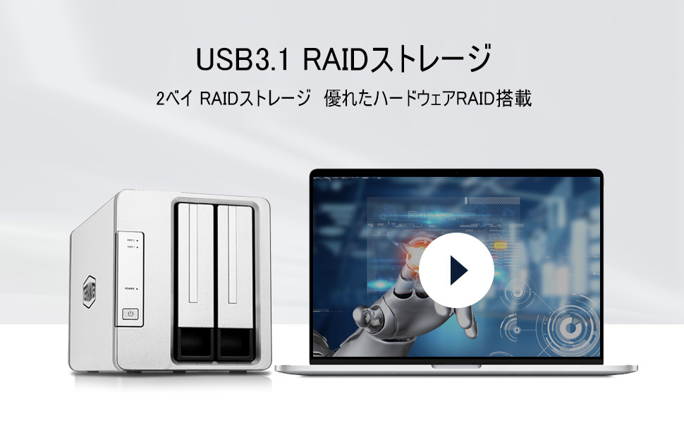 TerraMaster D2-310 RAID 2ベイ HDDドライブケース TerraMaster D2-310 RAID 2ベイ HDDドライブケース Terra Master