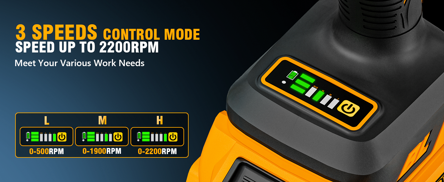 Low, medium and high speed operation.impact drill,cordless impact driver,battery impact driver