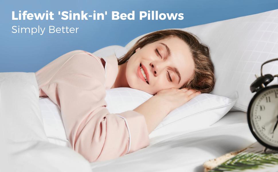 Lifewit Sink-in Bed Pillows