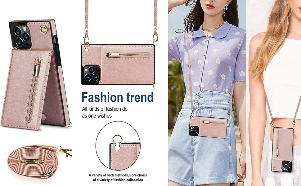 spolis Crossbody Wallet Case for iPhone 13 Pro/iPhone 12