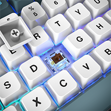 MKey Freedom Brown Switches Keyboard