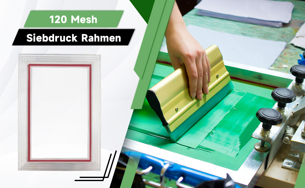 Amazon.com: 120 White Silk Screen Printing Frame Size (11x14