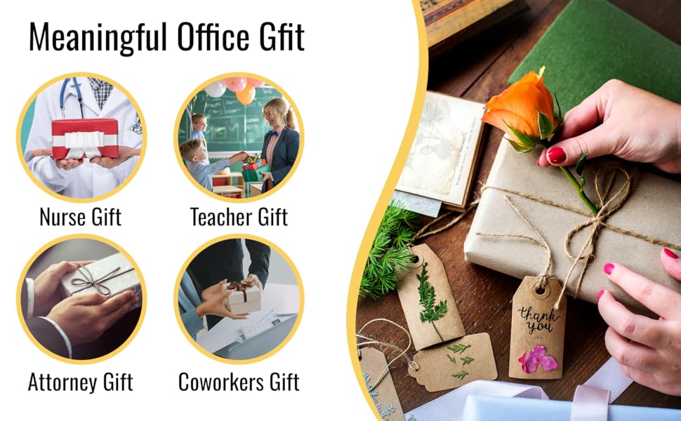 Custom nurse nameplate featuring medical and job title, set on a clean white desktop