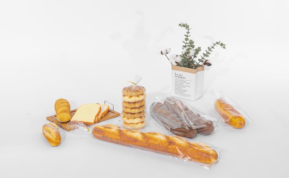 Vented Micro Perforated Baguettes Bags for Homemade Bread and Bakery