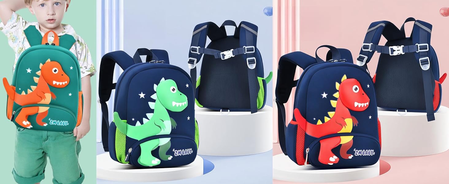 dinosaur preschool boys backpacks
