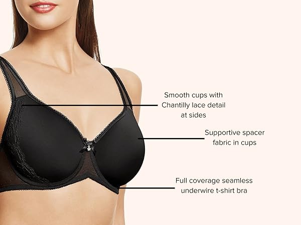 Wacoal Women's Retro Chic Full Figure Contour Underwire Bra