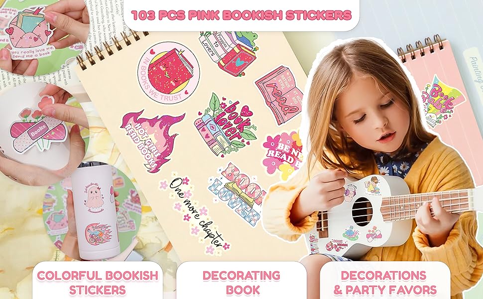bookish stickers for kindle