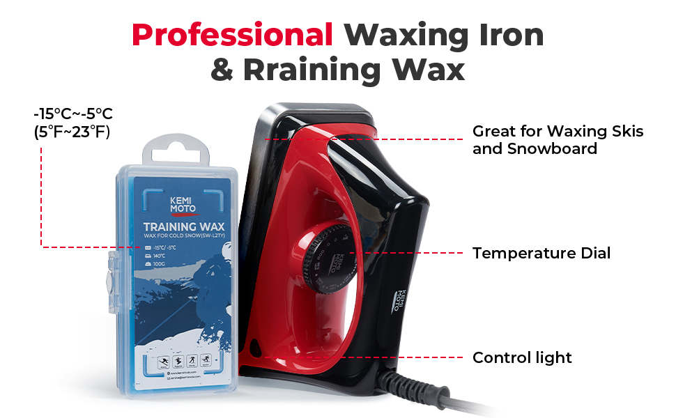 kemimoto Ski Snowboard Tuning Kit, Complete Ski Snowboard Tuning and