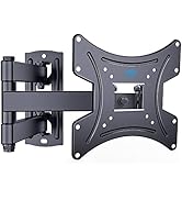PERLESMITH Soporte de Pared para TV Articulado Inclinable Y Giratorio para 13-42 Pulgadas Monitor...