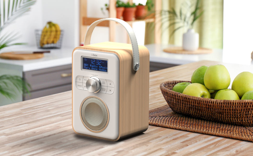 DAB/DAB+/FM Radio with Bluetooth, Mains and Battery Powered Portable