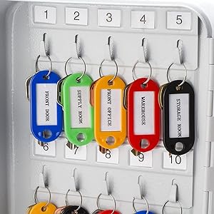 Divik Waterproof 20 Keys Capacity Metal Key Box with Number Tags