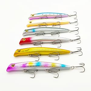 Amazon.co.jp: 【オルルド釣具】 リップレス 爆釣ミノー 12cm