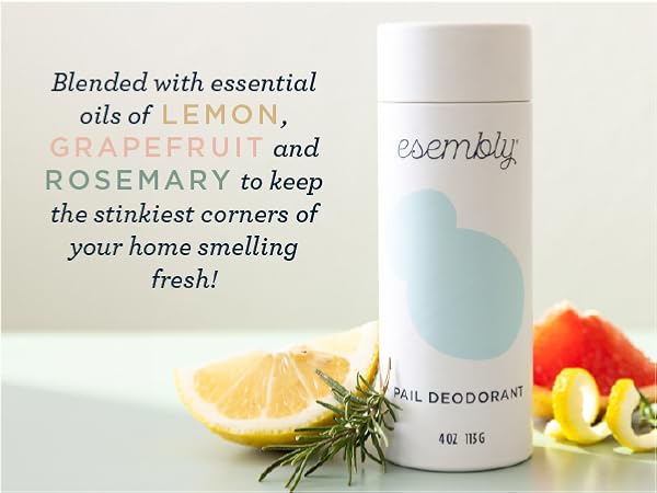 Blended with essential oils of lemon, grapefruit, and rosemary