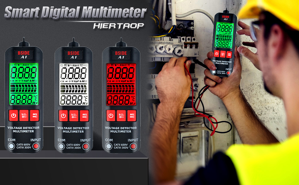 A1 Fully Automatic AntiBurn Intelligent Digital Multimeter, Auto