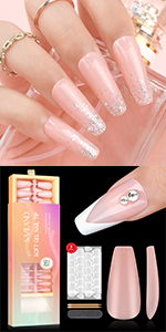 nail tips nail tips for gel extensions nail extensions false nails short fake nails short clear nail