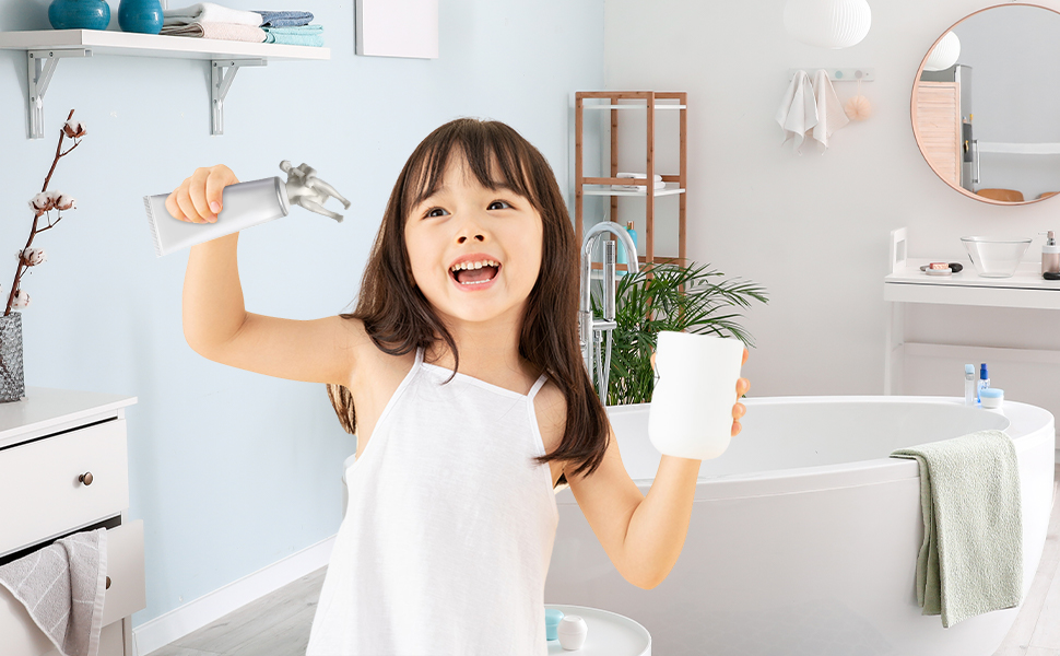 Sharplace Pooping Toothpaste Cap the Thinker Toothpaste Cap Dispenser