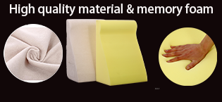 High quality material & memory foam