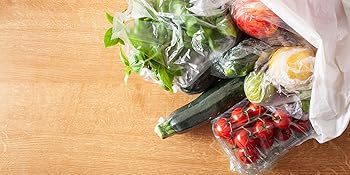 food storage produce roll vegetable fruit bread meat bag supermarket grocery bags on a roll doggy