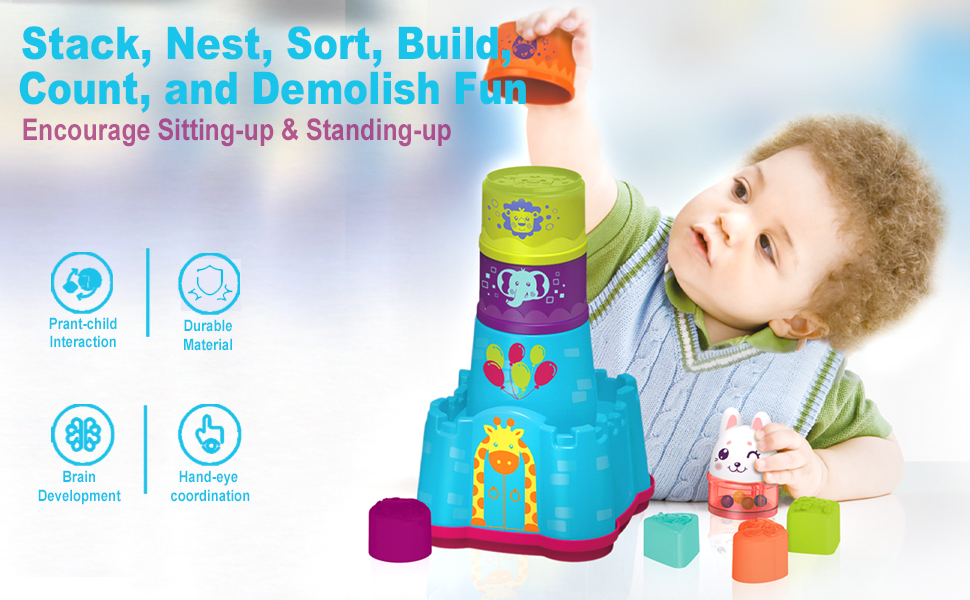 stacking nesting sorting cups toys for infants
