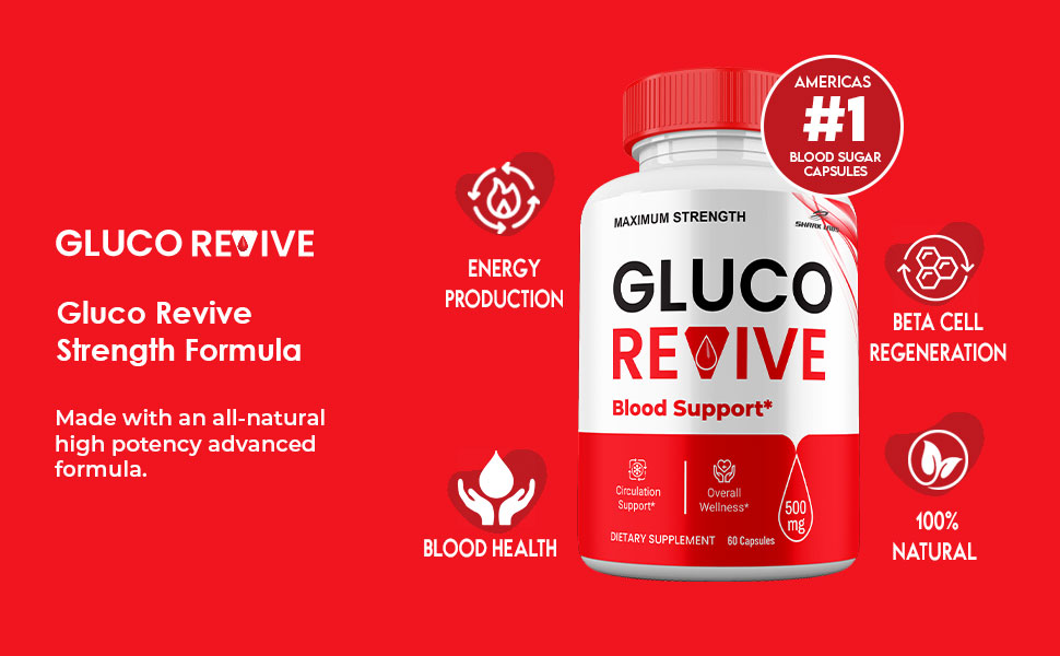 Amazon.com: Shark Labs Gluco Revive Pills, Maximum Strength Formula - What Are The Ingredients In Gluco Revive