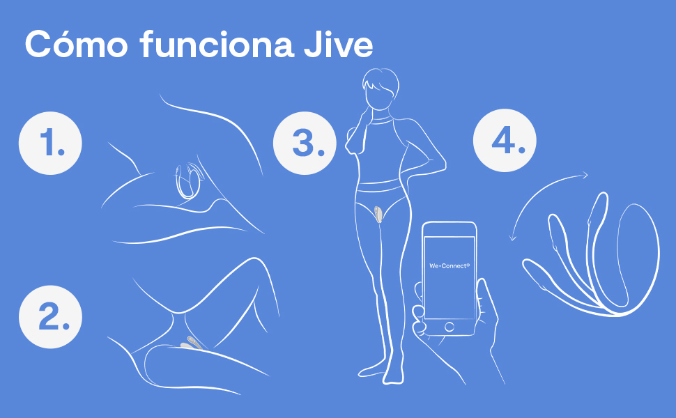 We-Vibe Jive, huevo vibrador con 10 niveles de vibración ...