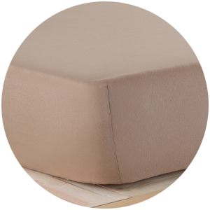 Drap-housse en jersey de qualité supérieure - Cappuccino profond