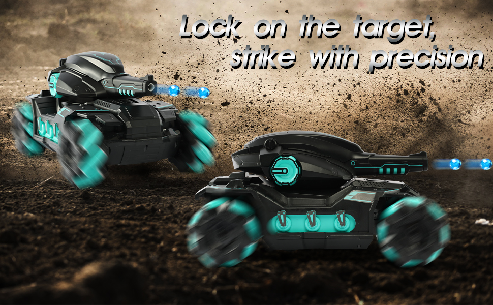 RC Tank That Shoots BBS, Nerf Tank Toy Kids Gift, RCRemote