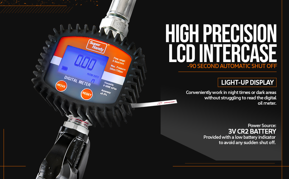 Mua SuperHandy Digital Oil Control Valve Flow Meter Dispenser Nozzle 10