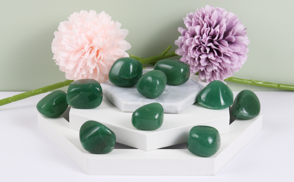 Tumbled Polished Green Aventurine Stone
