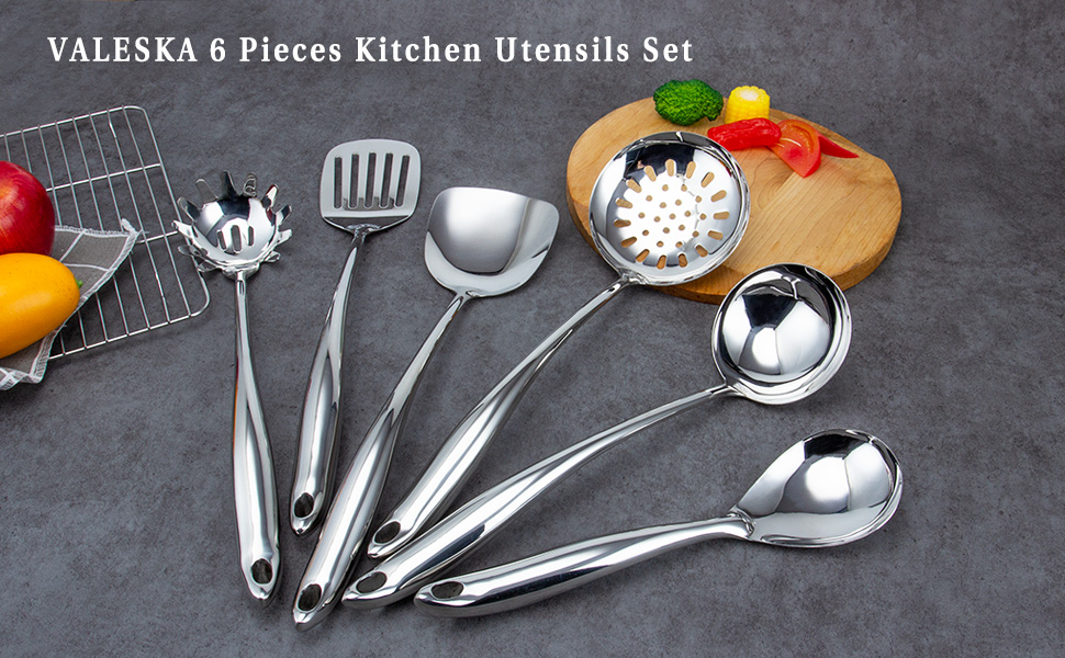 Metal Kitchen Utensils Set