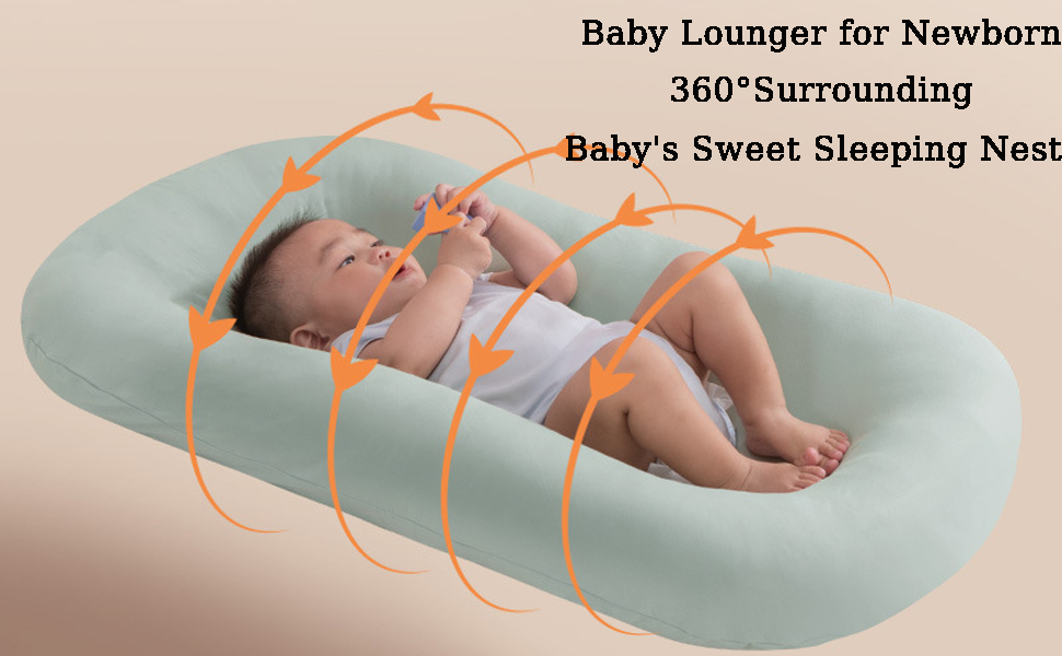 2024 New Baby Lounger 024 Months, Newborn Lounger Nest