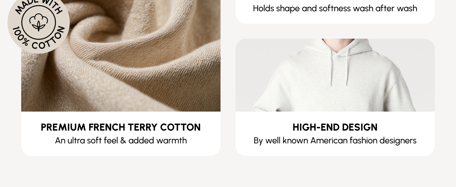 Future Planet Mens Globe Premium French Terry Lined Soft Cotton Pullover Hoodie Sweatshirt